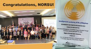Congratulations, Negros Oriental State University!