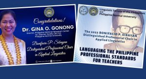 RCTQ Director honored as 2022 Sibayan Chairholder in Applied Linguistics; delivers lecture on languaging the PPST