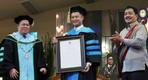 Senator Gatchalian receives honorary doctorate from PNU for his work on teacher education reforms
